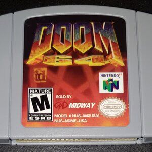 Doom 64 Video Game Nintendo 64 N64